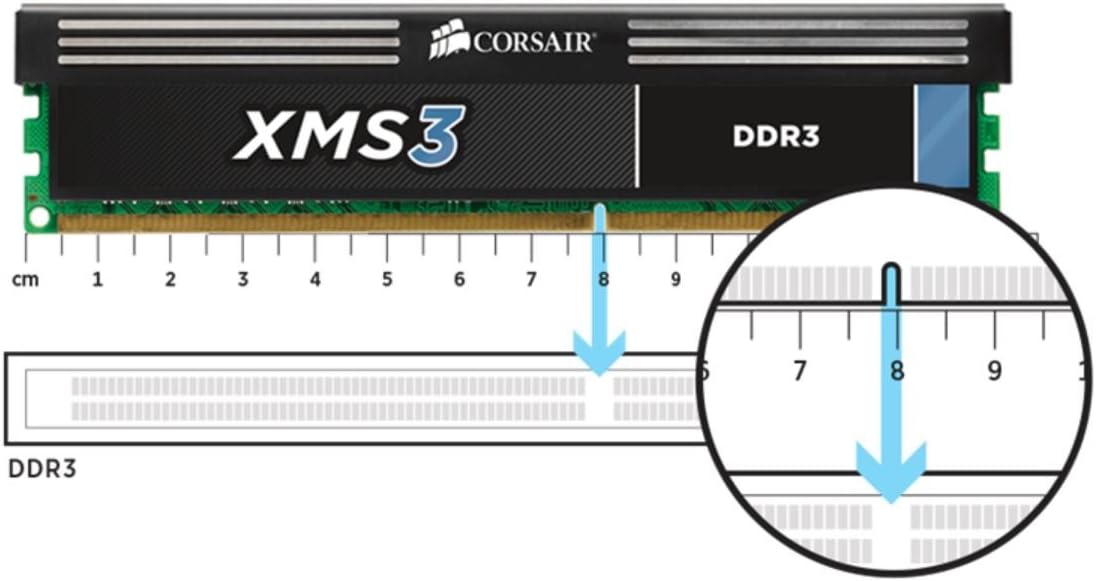 Corsair 16GB XMS3 (2x 8GB) DDR3 SDRAM 1600MHz 240-Pin 16 Dual Channel Kit DDR3 1600 (PC3 12800) CMX16GX3M2A1600C11 - Image 3