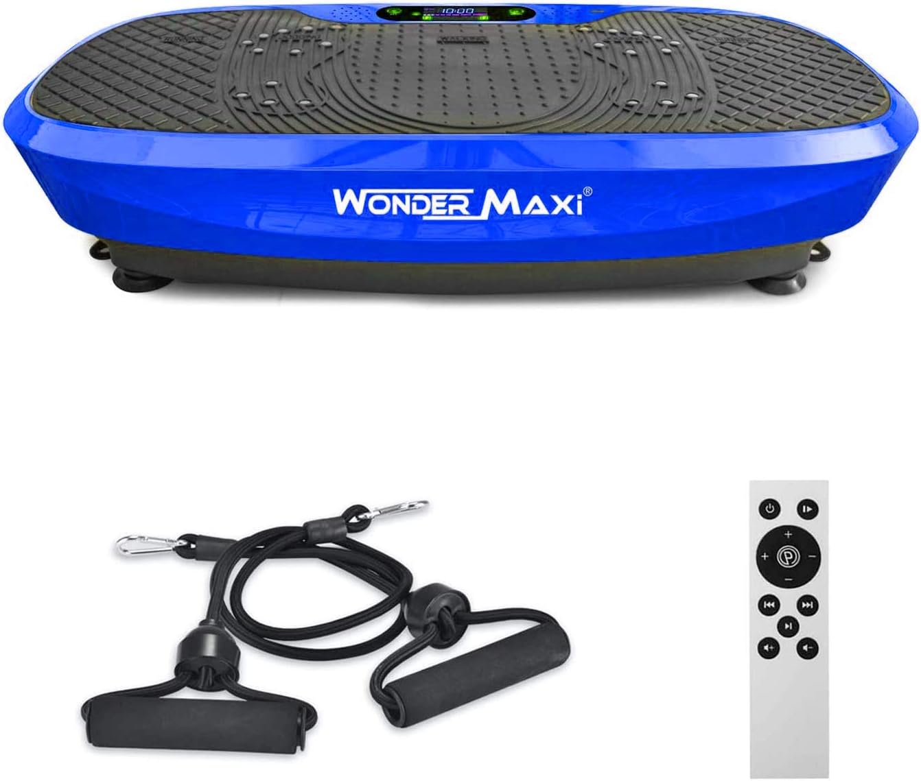 Wonder Maxi 3D Vibration Plate Exercise Machine, Whole Body Workout Vibration Fitness Platform with Dual Motor Oscillation?? Remote Control and Resistance Bands for Weight Loss Toning - Image 2