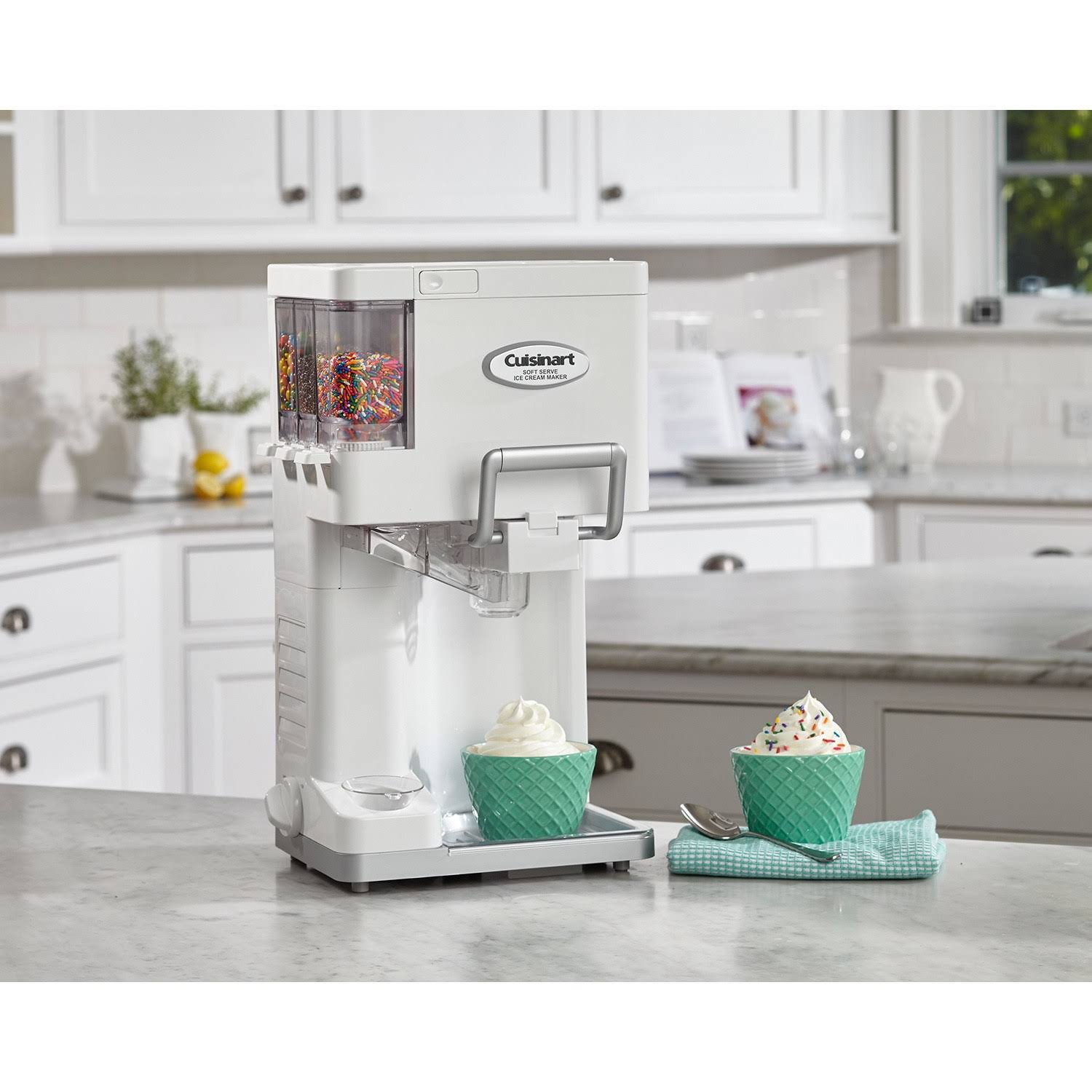 Cuisinart Mix It In Soft Serve Ice Cream Maker, White