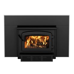 Drolet Wood Stove Insert Fireplace, Black